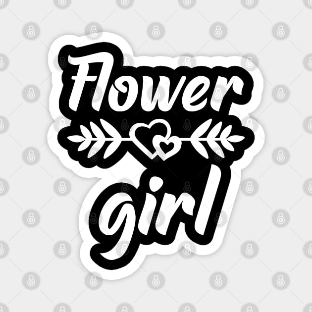 Flower Girl Magnet by WorkMemes