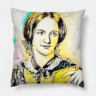 Charlotte Bronte Portrait | Charlotte Brontë Artwork 3 Pillow