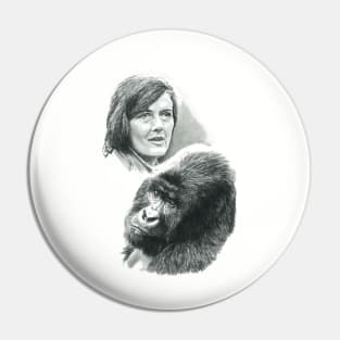 TRIBUTE TO DIAN FOSSEY Pin