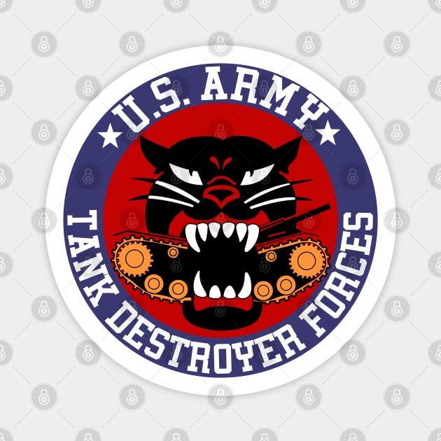 U.S Army hellcat Magnet by OniSide