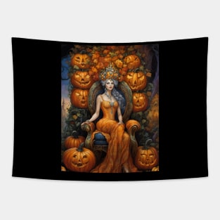 Pumpkin Queen Tapestry