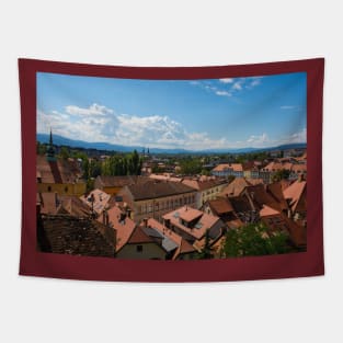 Ljubljana viewed from Castle Hill, Slovenia Tapestry