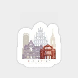 Bielefeld skyline poster Magnet