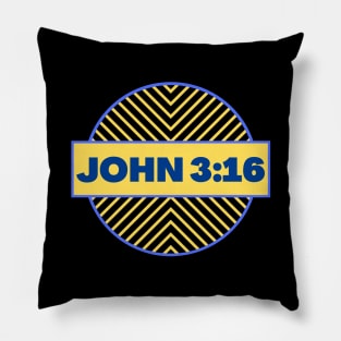 Bible Verse John 3:16 | Christian Pillow