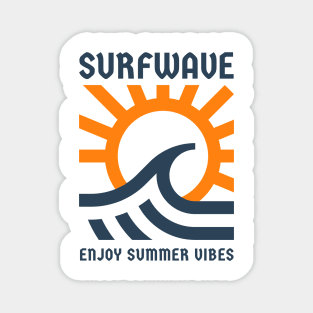 Surfing Summer Holiday T-Shirt Magnet