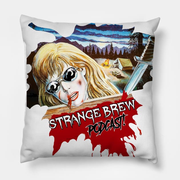 Maple Leaf Murder! Pillow by StrangeBrewpodcast