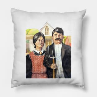 New American Gothic Pillow