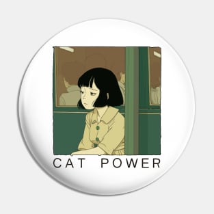 Cat Power ^^^^^^ Fan Art Design Pin