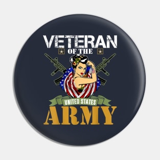 Veteran Of The United States Army Pin