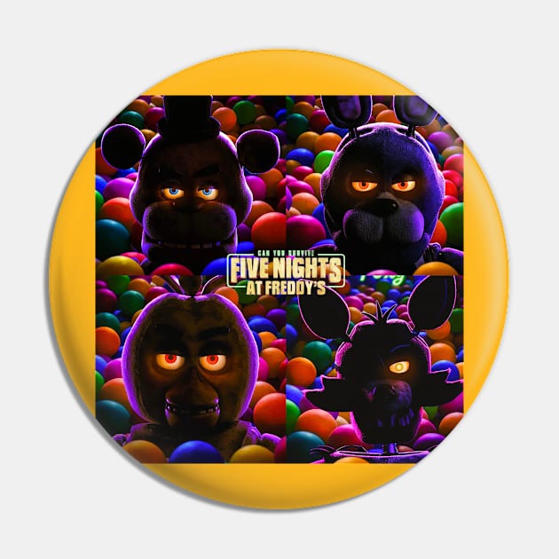 Can You Survive - Five Nights At Freddy’s Variant 1 Pin by M.I.M.P.