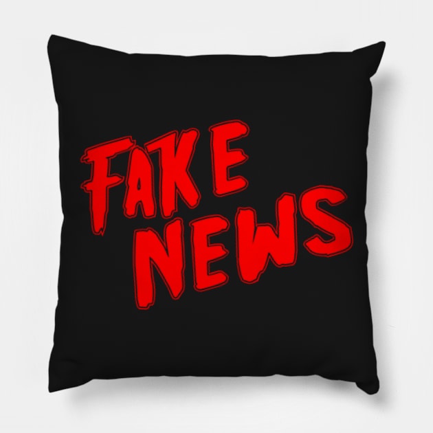 Fake News Pillow by boarder305