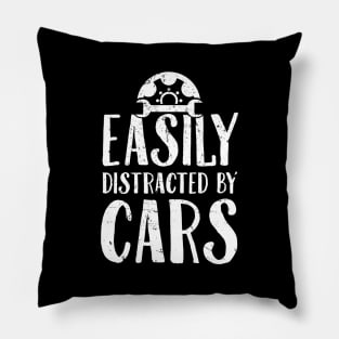 Easily distracted by cars Pillow