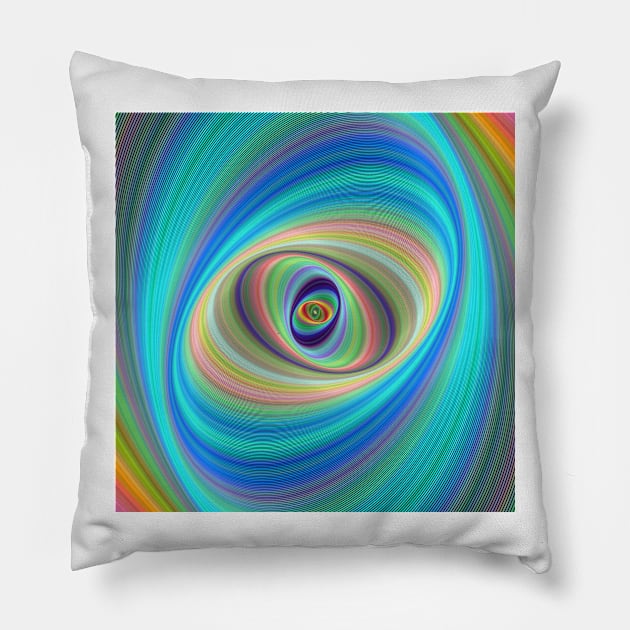 Hypnotic eye Pillow by DavidZydd
