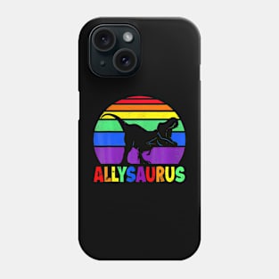 Allysaurus LGBT  Dinosaur  Flag Ally LGBT Pride Phone Case