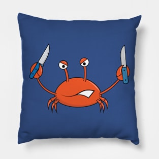 Stabby Crabby Pillow