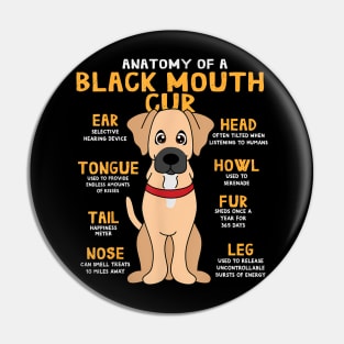 Black Mouth Cur Anatomy  Dog Mom Dad Cute Pin