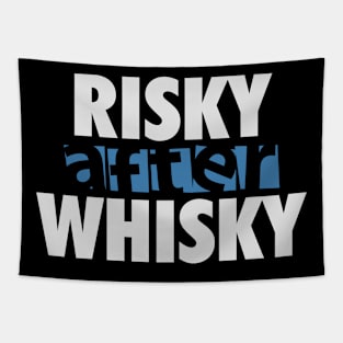 Whisky Drinker T-shirt | Risky After Whisky Tapestry