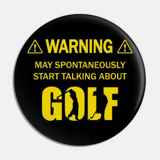 Golf Warning Pin