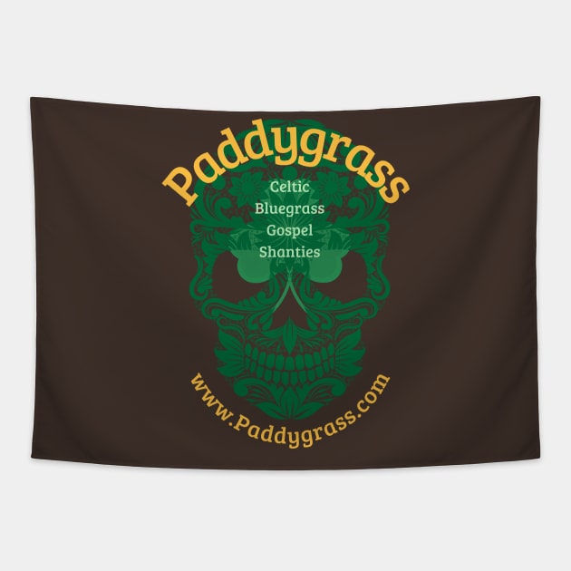 Paddygrass Celtic Skull Tapestry by Paddygrass Band