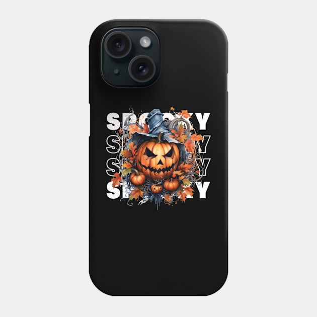 Witchy Pumpkin Fall Vibes Spooky Halloween Phone Case by theworthyquote