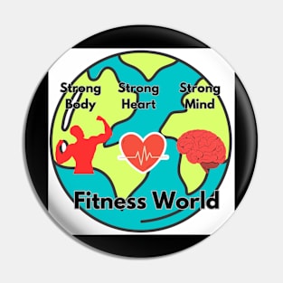 fitness world Pin