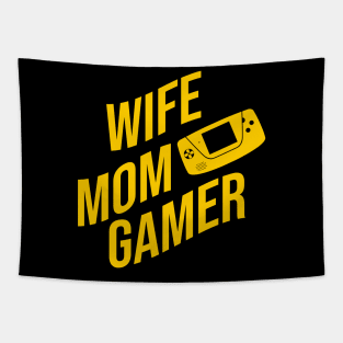 Wife mom gamer Tapestry