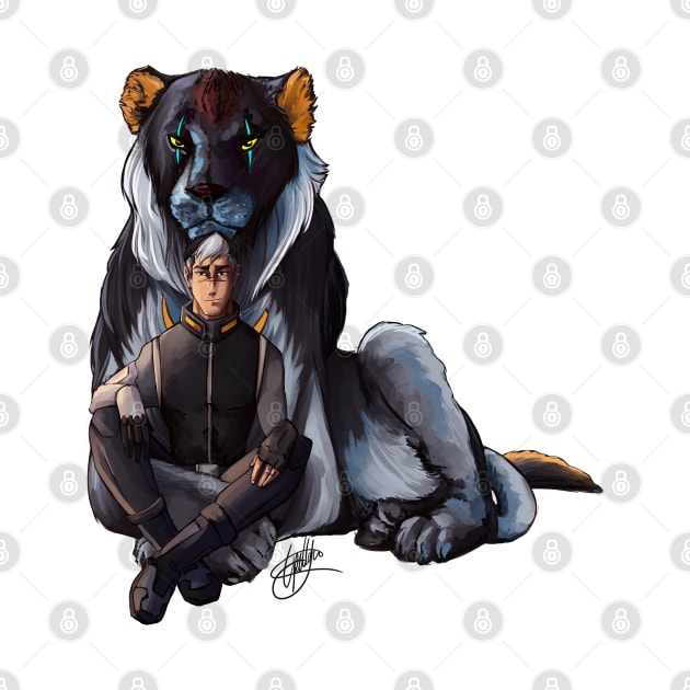 The Black Lion by CrossRoadArt