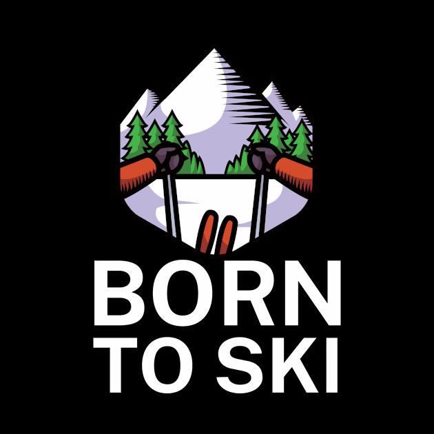 Born to ski by maxcode