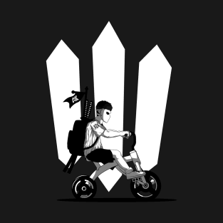 SAMURAI BOY ON TRICYCLE T-Shirt