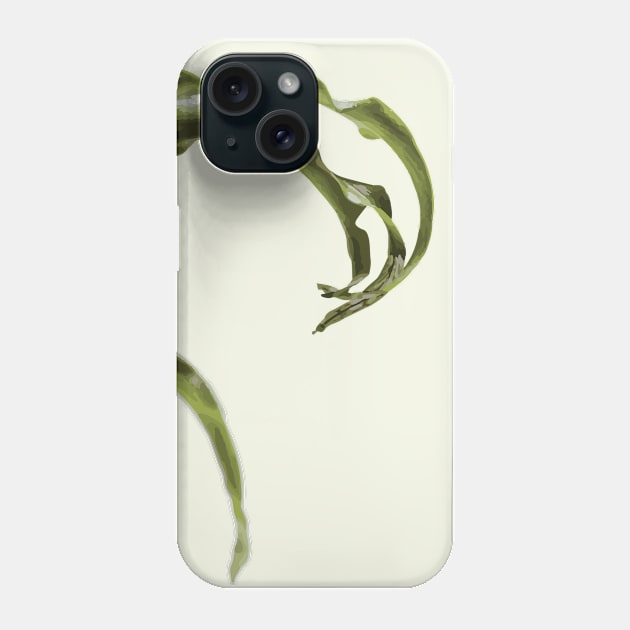 Spiral Leaves Phone Case by Xilie