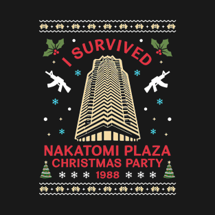 I Survived Nakatomi Plaza Christmas Party T-Shirt