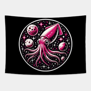 Squid in outer space Tapestry