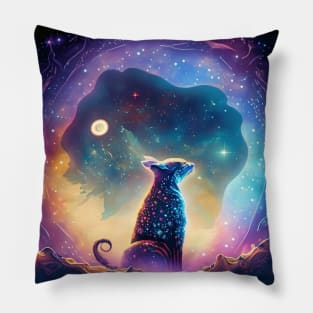 Cosmic cat Pillow