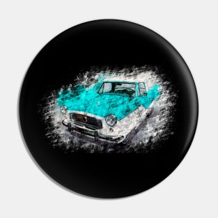 Ghost of Miami beach Pin