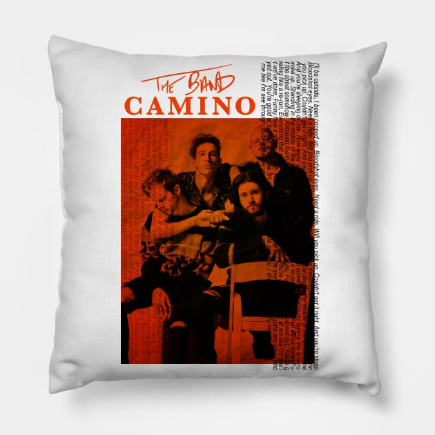 The Band CAMINO (tryhard) Poster Pillow by Jack Schlaack Design