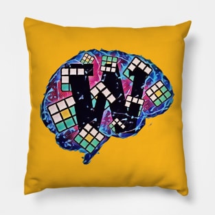 Wordle Brain Pillow