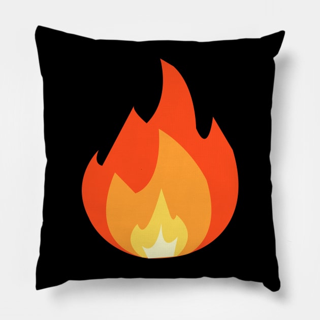 Fire emoji pillow discount