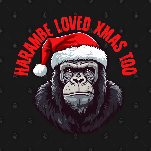 Harambe Loved Xmas Too by DankFutura