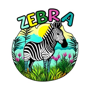 Animal Alphabet - Z for Zebra T-Shirt