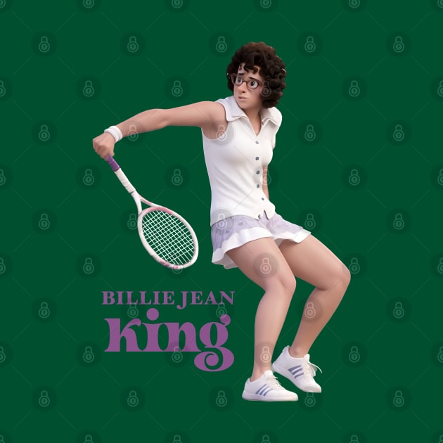 Billie Jean King by BAJAJU