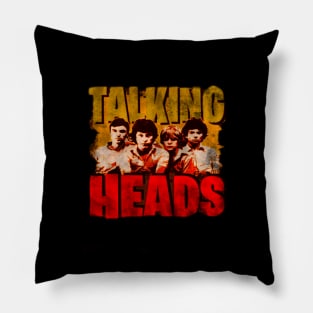 80s // Talking Heads Vintage Pillow