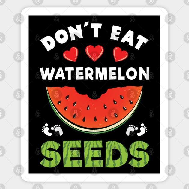 Funny Pregnancy Shirts Dont Eat Watermelon Seeds S