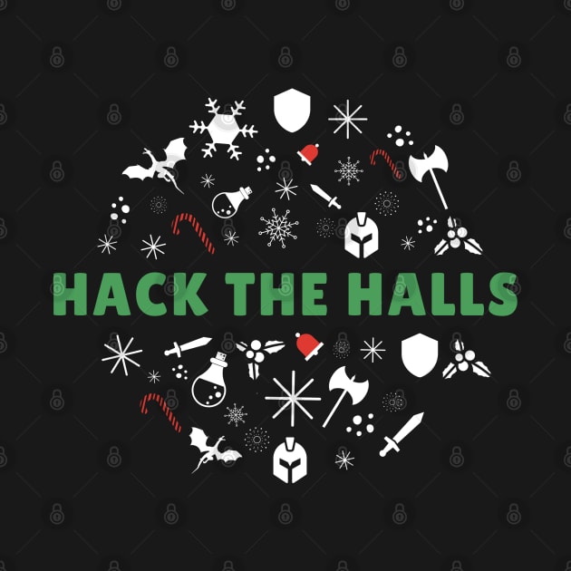 Hack the Halls by Elisamakesart