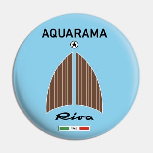 Riva Aquarama Yacht Monaco Boat Italy Pin