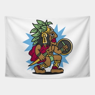 Azteca Character P R t shirt Tapestry