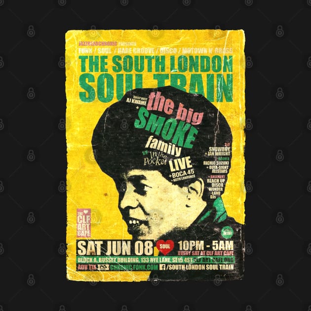 POSTER TOUR - SOUL TRAIN THE SOUTH LONDON 94 by Promags99