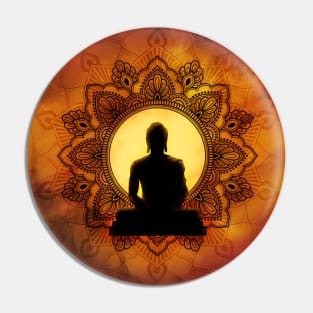 Incandescent Buddha Pin