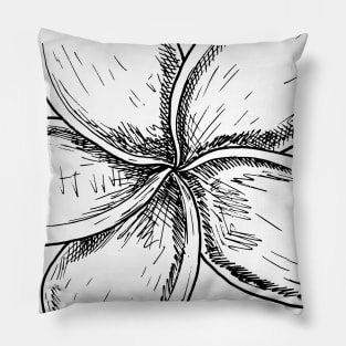 Plumeria Pillow