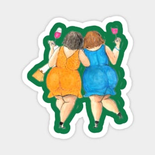 Women and Wine Magnet