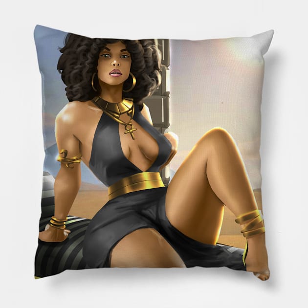 Princess Amirah Collection Pillow by Beckley Art